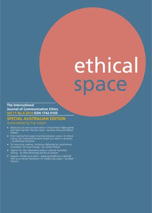 Ethical Space Vol. 11 Issue 4